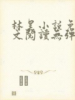 林昊小说免费全文阅读无弹窗
