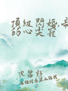 顶级闪婚,帝少的心尖宠