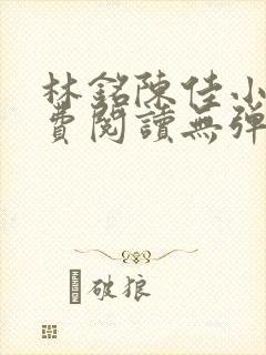 林铭陈佳小说免费阅读无弹窗下载