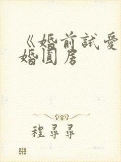 《婚前试爱》结婚圆房