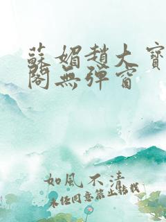 苏媚赵大宝笔趣阁无弹窗