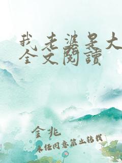 我老婆是大明星全文阅读