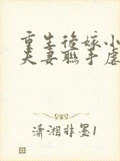 重生后嫁小叔,夫妻联手虐渣