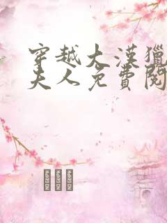 穿越大汉猎艳王夫人免费阅读