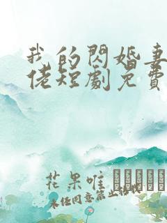 我的闪婚妻是大佬短剧免费观看全集