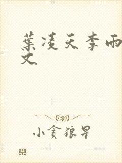 叶凌天李雨欣全文