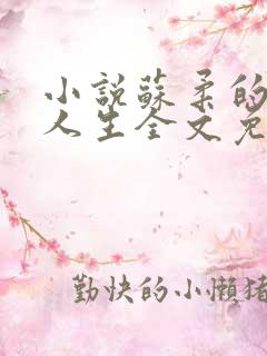 小说苏柔的风流人生全文免费阅读