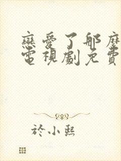 恋爱了那么多年电视剧免费观看