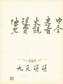 他从火光中走来免费观看全集完整版