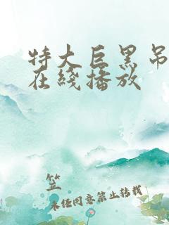 特大巨黑吊av在线播放