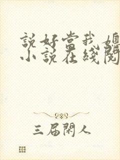 说好当我媳妇呢小说在线阅读