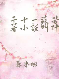 千十一苏若曦原著小说叫什么名字