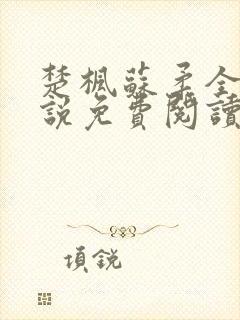 楚枫苏柔全本小说免费阅读