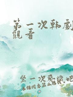 第一次韩剧在线观看