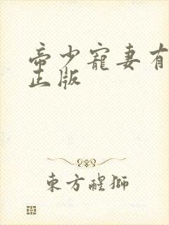 帝少宠妻有点甜正版