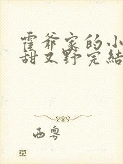 霍爷家的小祖宗甜又野完结