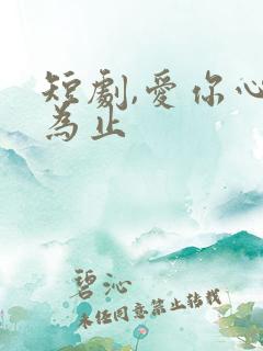 短剧,爱你心动为止