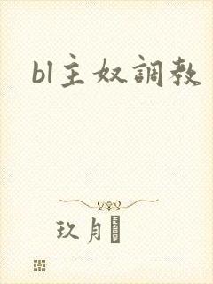 bl主奴调教