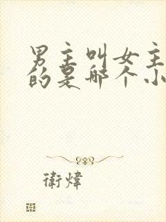 男主叫女主阮阮的是哪个小说