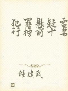 犯罪悬疑电影排行榜前十名