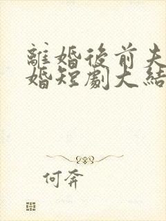 离婚后前夫求复婚短剧大结局