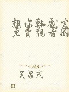 想你韩剧完整版免费观看国语版