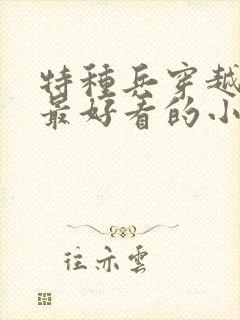 特种兵穿越古代最好看的小说