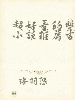 超好看的双男主小说推荐古风