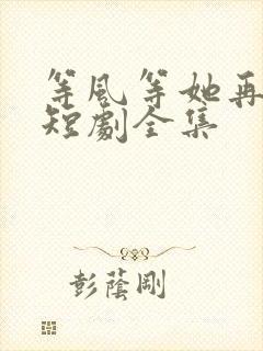 等风等她再回头短剧全集