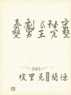 泰剧《秘密爱》双男主完整版