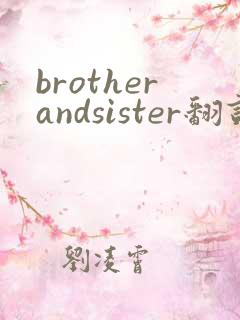 brotherandsister翻译成中文