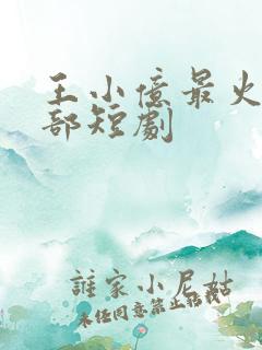 王小亿最火的三部短剧