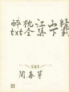 醉枕江山精校版txt全集下载