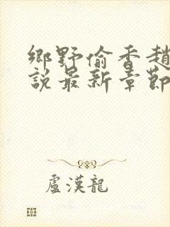 乡野偷香赵阳小说最新章节