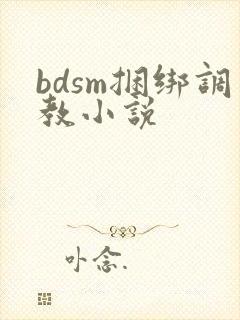 bdsm捆绑调教小说