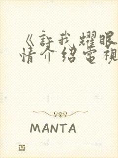 《许我耀眼》剧情介绍电视猫