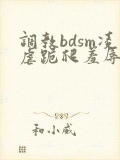 调教bdsm凌虐跪爬羞辱小说