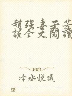 赵强妻子芳姨小说全文阅读