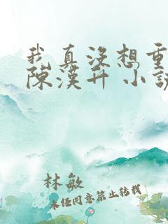 我真没想重生啊陈汉升 小说