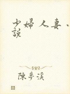 少妇 人妻 小说