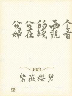 公公的两个儿媳妇在线观看