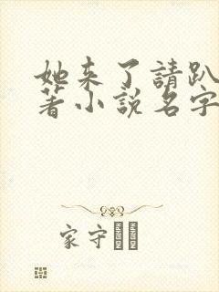 她来了请趴下原著小说名字怎么