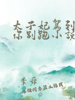 太子妃驾到总裁你别跑小说