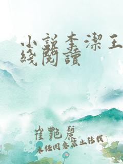 小说李洁王浩在线阅读