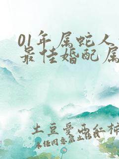 01年属蛇人的最佳婚配属相