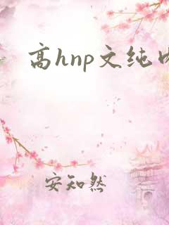 高hnp文纯肉