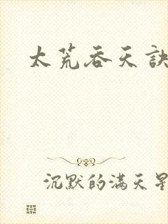 太荒吞天诀正版