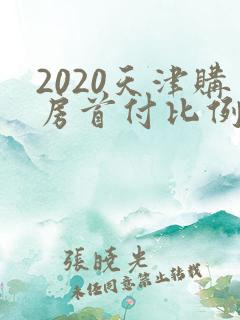 2020天津购房首付比例