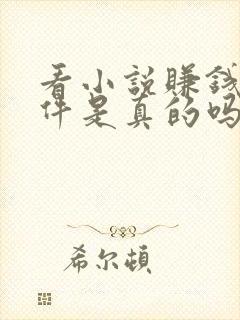 看小说赚钱的软件是真的吗