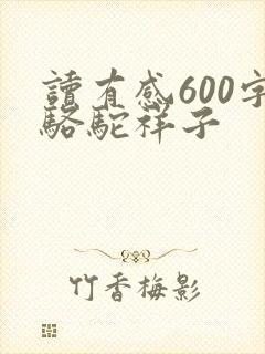 读有感600字骆驼祥子